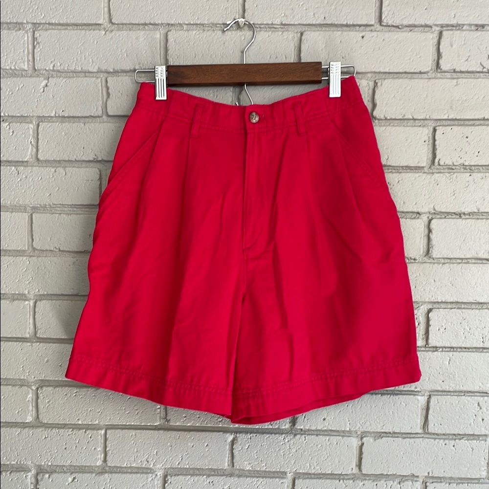 St. John's Bay Red High Waist Women Shorts